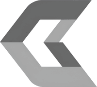 Минималистичный абстрактный логотип в серых тонах на белом фоне для игровых автоматов Bullshark